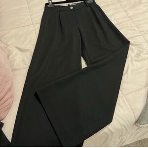 CHANEL Black Boot Cut Pants